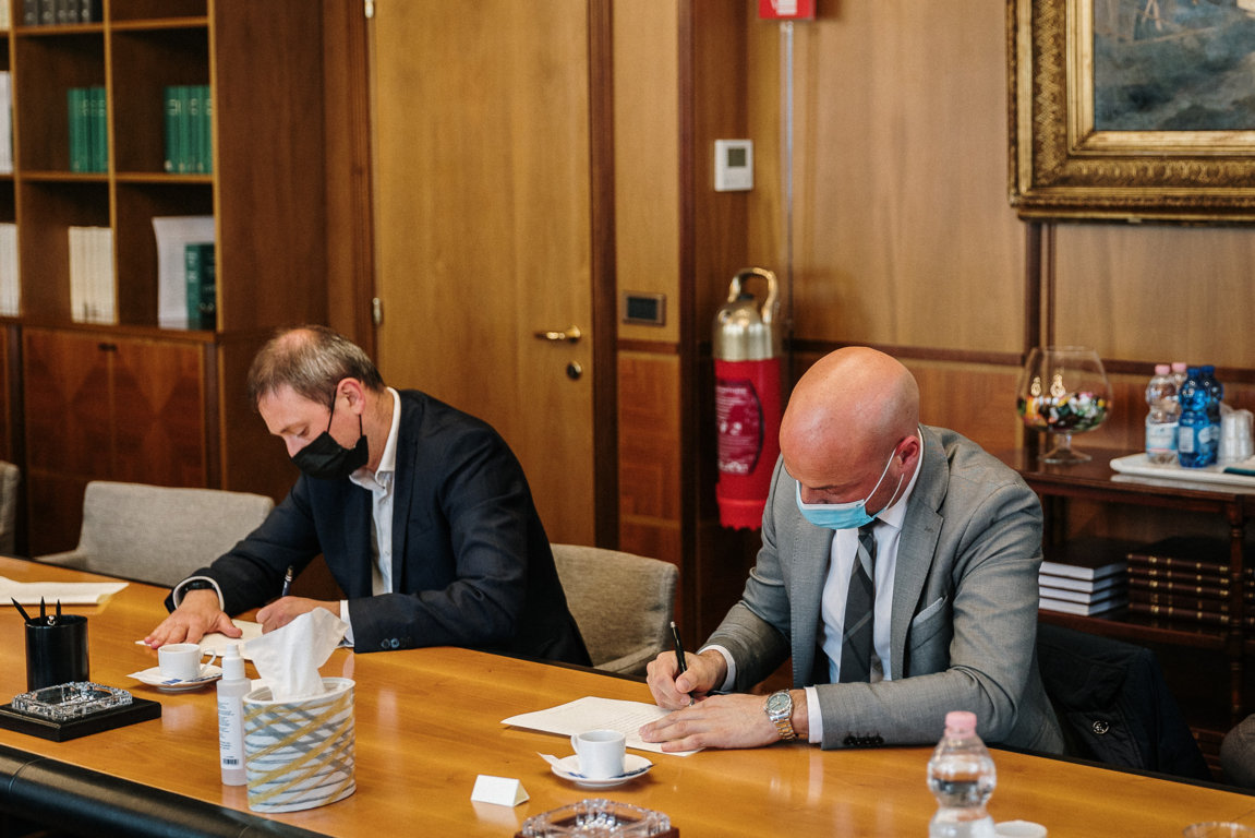 Da sinistra Russo e Pezzoli