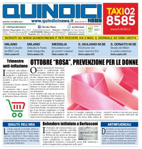 Quindici News Prima Pagina Numero 17 del 3 ottobre 2023