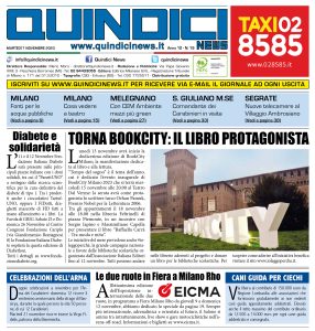 Quindici News Prima pagina Numero 19 del 7 novembre 2023